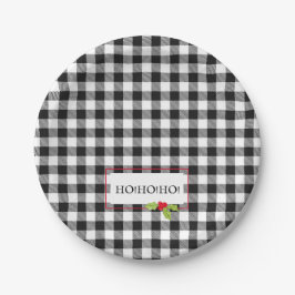 Prato De Papel Xadrez de Buffalo, Holly HO! Hei! Hei! Comemoraçõe