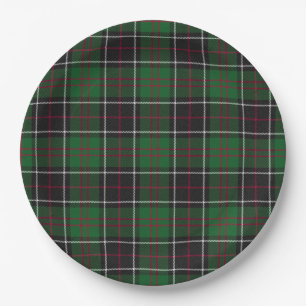 Prato De Papel Xadrez Variante Tartan Caça ao Clã Sinclair