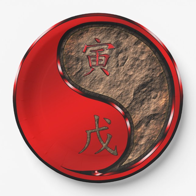 Prato De Papel Year of the Earth Tiger (Frente)