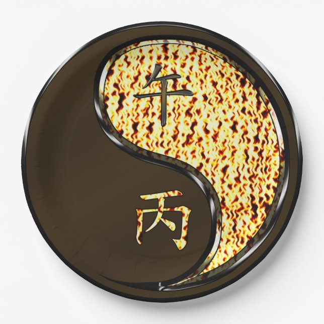 Prato De Papel Year of the Fire Horse (Frente)