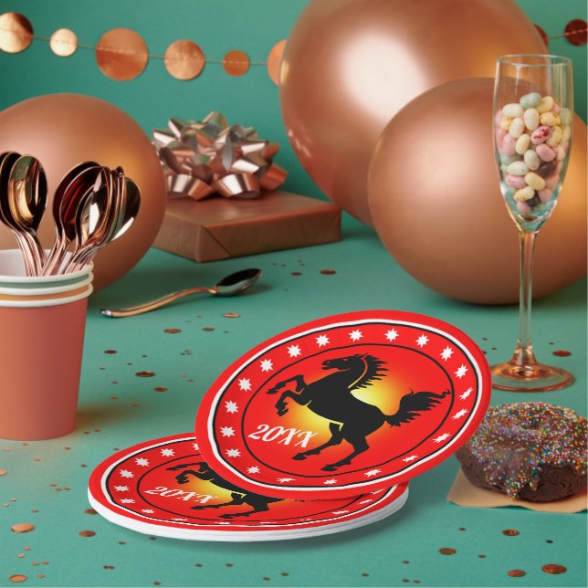 Prato De Papel Year of the Horse (Múltiplo)