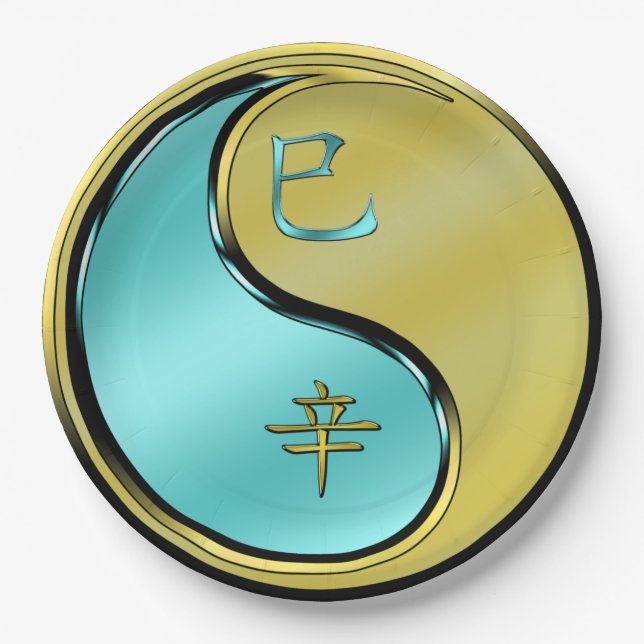 Prato De Papel Year of the Metal Snake (Frente)