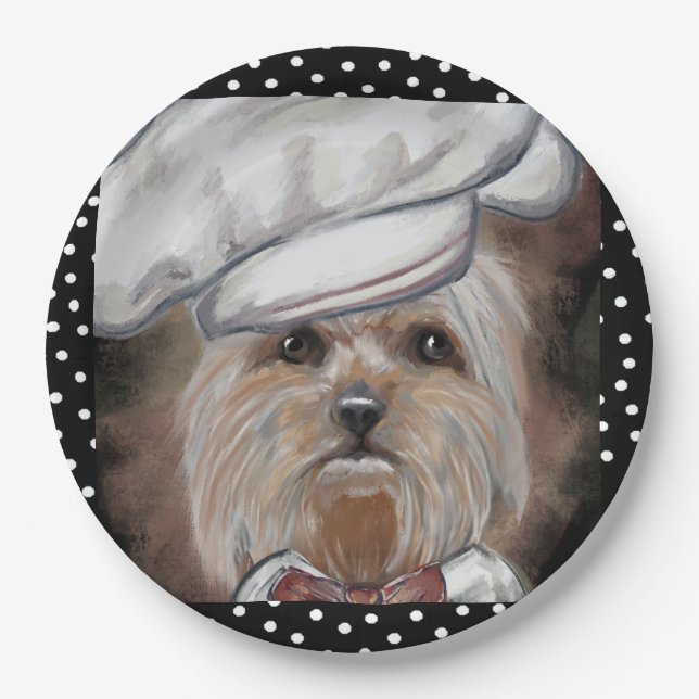 Prato De Papel Yorkie (Frente)