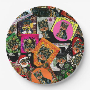 PRATO DE PAPEL YORKIE POO