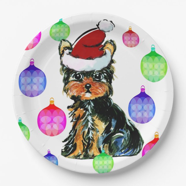 PRATO DE PAPEL YORKIE POO (Frente)