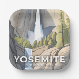 Prato De Papel Yosemite National Park | Watercolor Travel