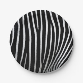 Prato De Papel Zebra Skin