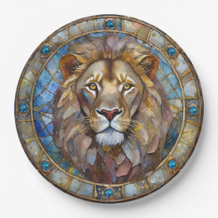 Prato De Papel Zodiac - Leão o Leão