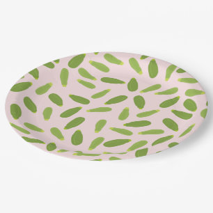 Prato De Papel Zucchini Courgette Summer Squash Pattern