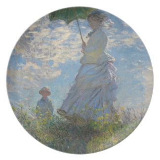 Prato Mulher com Parasol - Madame Monet e seu filho