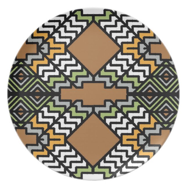 Prato O art deco inspirou a placa (Frente)