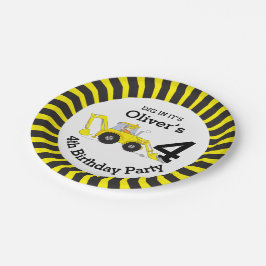 Prato personalizado de 4 anos