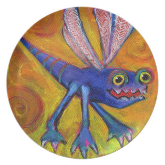 Prato Placa do inseto do monstro