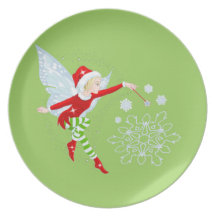 Plata De Melamina De Natal De Fada