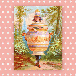 Pratos Darlings Olá Açúcar Cartão Postal