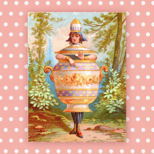 Pratos Darlings Olá Açúcar Cartão Postal