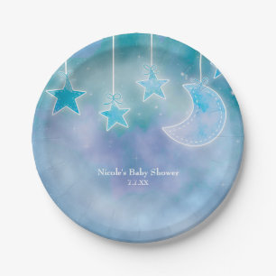 Pratos de Festa de Bebê Galáxia Céu Celestial Cósm