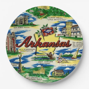 Pratos de festa do estado de Arkansas