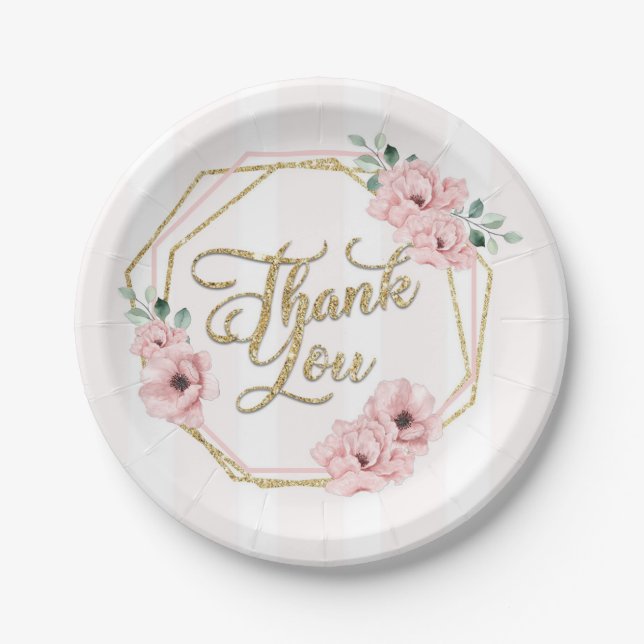 Pratos De Festas De Bebê Doce (Frente)