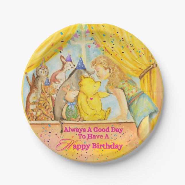 Pratos de Festas de Meninas (Frente)