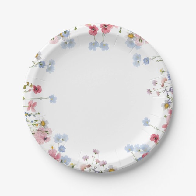 Pratos de Flores Silvestres Amor em Flor (Frente)