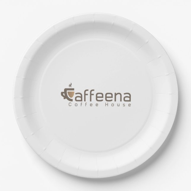 Pratos de Papel Caffeena (Frente)