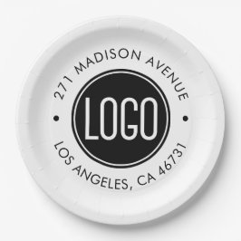 Pratos de Papel com Logotipo Empresarial Personali