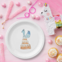 Pratos de Papel de Aniversário da Raposa de Fantas