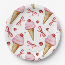 Pratos de Papel de Aniversário Sweet Coquette