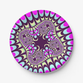 Pratos de Papel de Flor de Pintura Nativa Personal