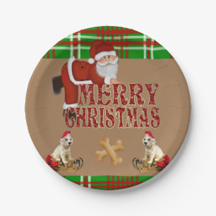 Pratos de Papel de Natal, Papai Noel