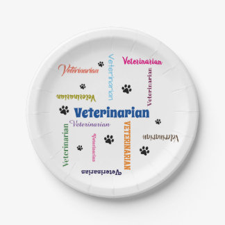 Pratos de Papel de Veterinário