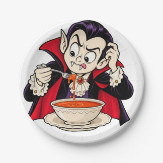 Pratos de papel engraçados para o Halloween