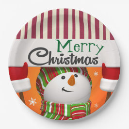 Pratos de Papel Feliz Natal