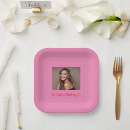 pratos de papel para despedida de solteira