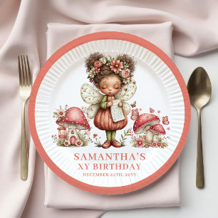 Pratos de Papel para Festa de 1º Aniversário da Fa