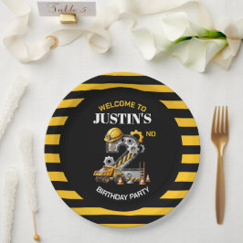 Pratos de papel para festa de 2º aniversário da co