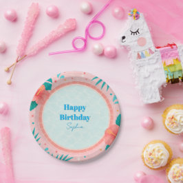 Pratos de papel para festa de aniversário com tema