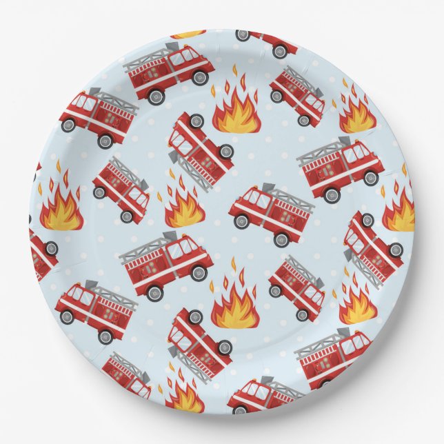 Pratos de papel para festa de aniversário de bombe (Frente)