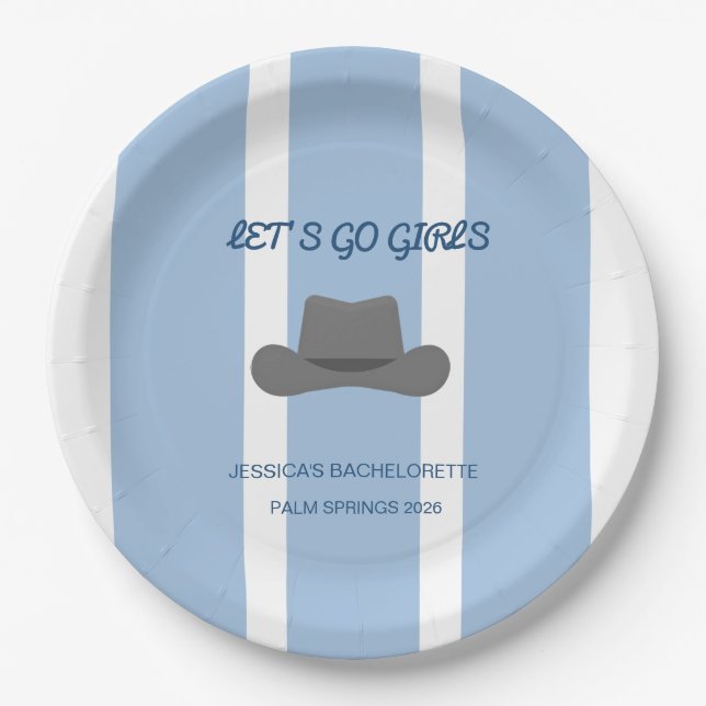 Pratos de papel para festa de despedida de solteir (Frente)