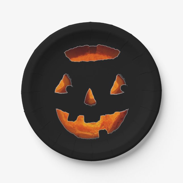Pratos de papel para festa de Halloween (Frente)