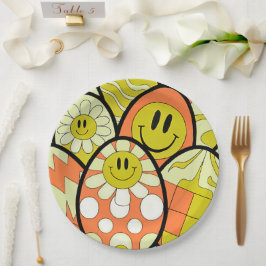 Pratos de Papel para Festa de Páscoa com Carinha S