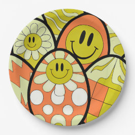 Pratos de Papel para Festa de Páscoa com Carinha S