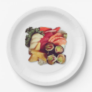 Pratos de Papel para Tigela de Sushi