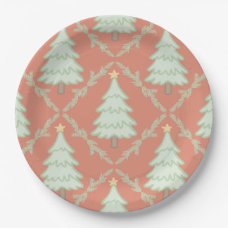 🎄 Pratos de Papel Pastel para Festa de Natal ✨