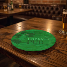 Pratos de Papel Personalizados do Trevo de Lucky P