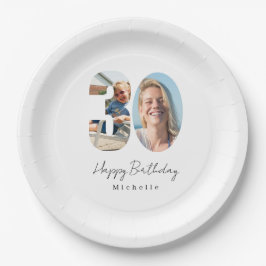 Pratos de Papel Personalizados para Aniversário de