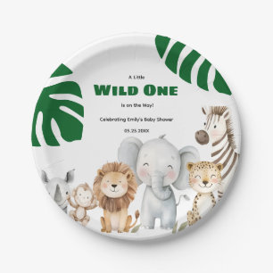 Pratos de Papel Personalizados para Chá de Bebê Sa