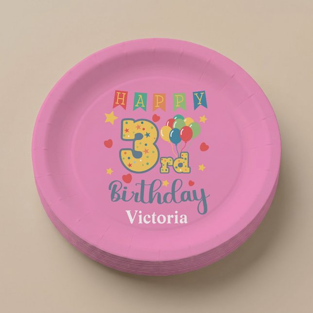 Pratos de Papel Personalizados para Festa de Anive (Criador carregado)