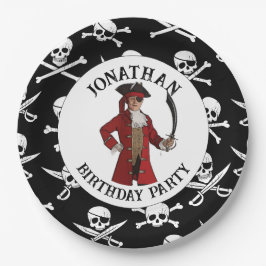 Pratos de papel PIRATA MENINO
